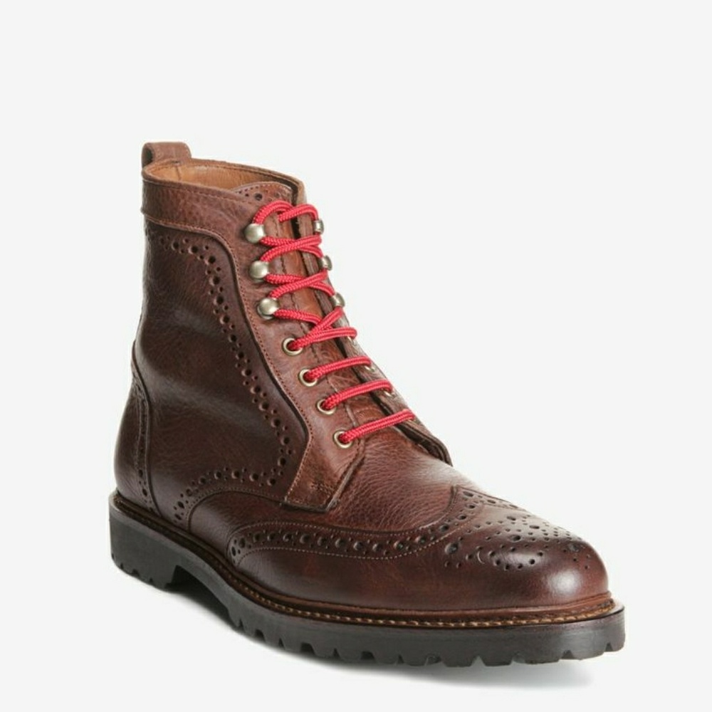 Allen Edmonds Leather Lace Up Boots U.S. 10.5